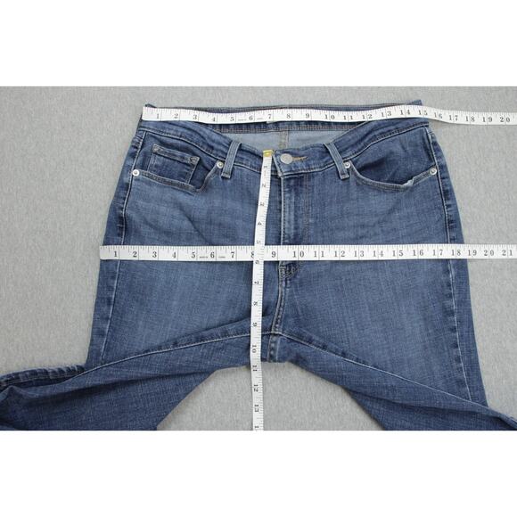Levis Jeans Womens 8M (29 x 32) Blue Cotton Blend Stretch Classic Bootcut - Picture 7 of 8